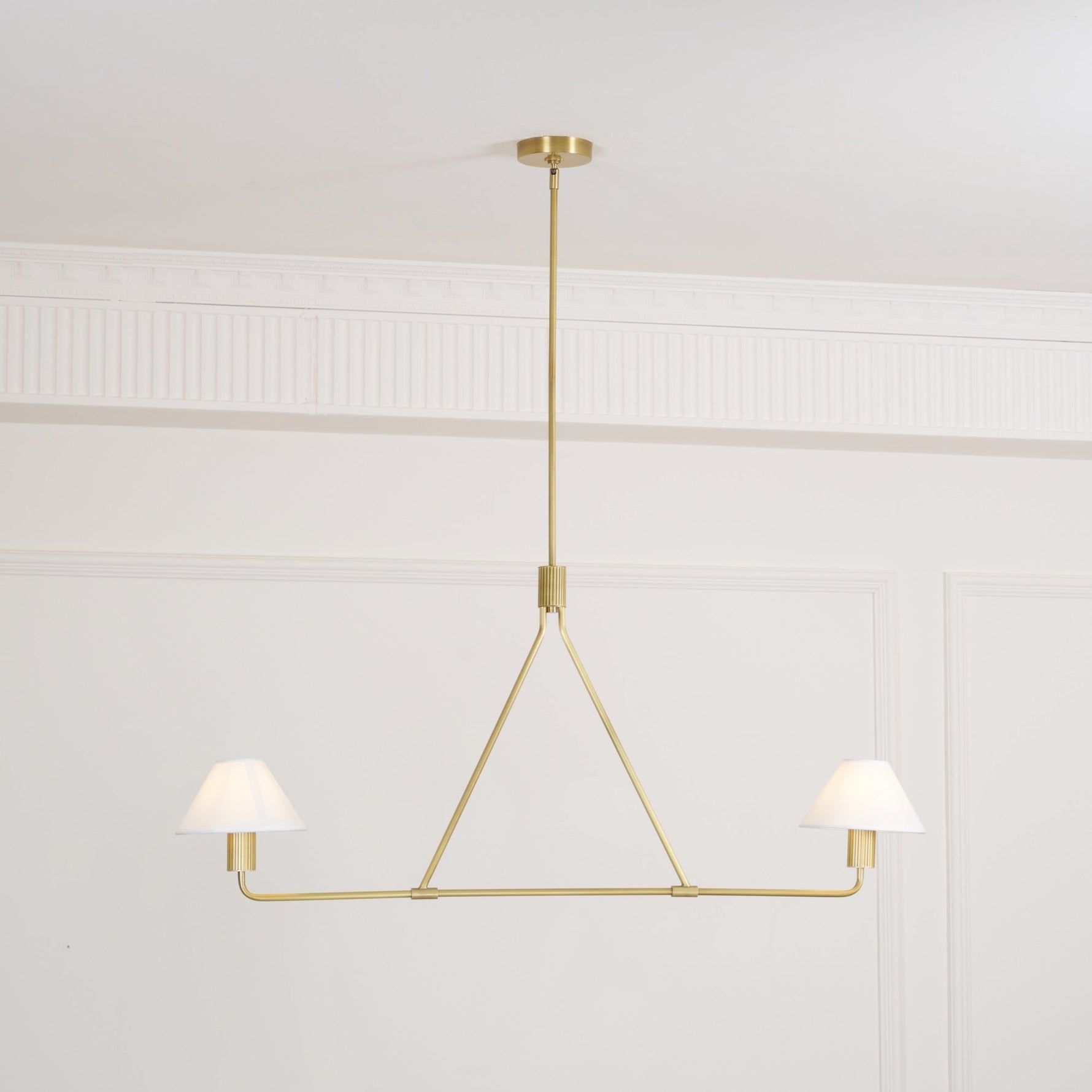 Aurora Chandelier Cone Shade Minimalist - Lamp Outdoor