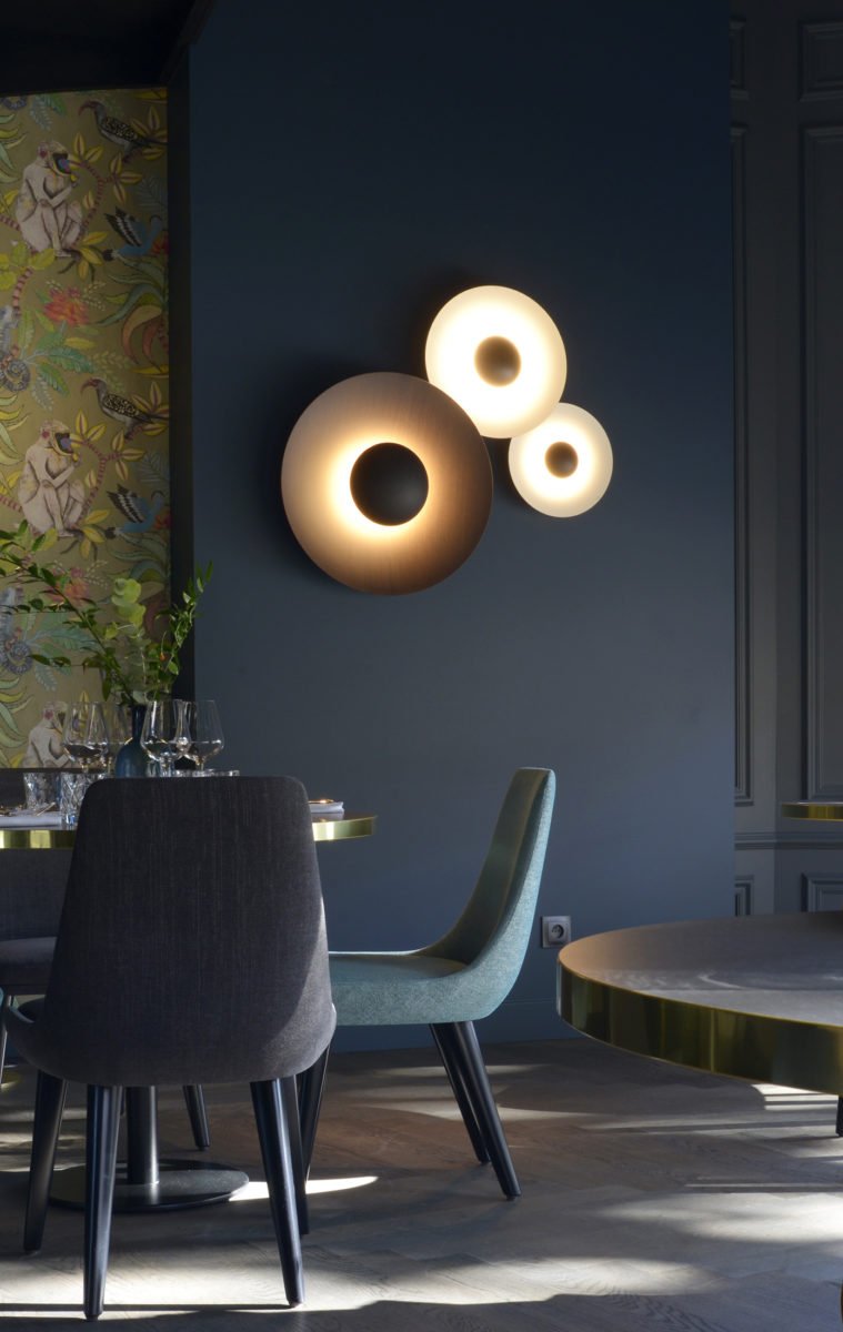 Ginger Modern Minimalist Round Metal Wall Lamp - Lamp Outdoor