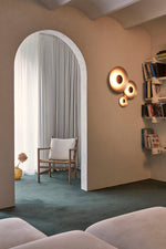 Ginger Modern Minimalist Round Metal Wall Lamp - Lamp Outdoor