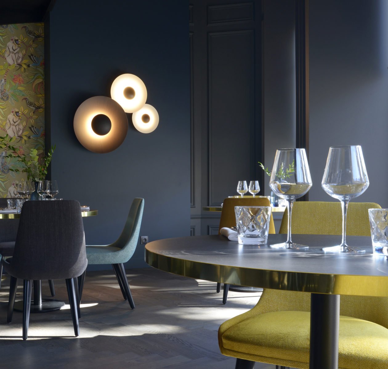 Ginger Modern Minimalist Round Metal Wall Lamp - Lamp Outdoor
