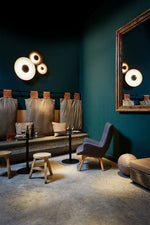 Ginger Modern Minimalist Round Metal Wall Lamp - Lamp Outdoor