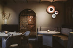Ginger Modern Minimalist Round Metal Wall Lamp - Lamp Outdoor