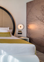 Ginger Modern Minimalist Round Metal Wall Lamp - Lamp Outdoor