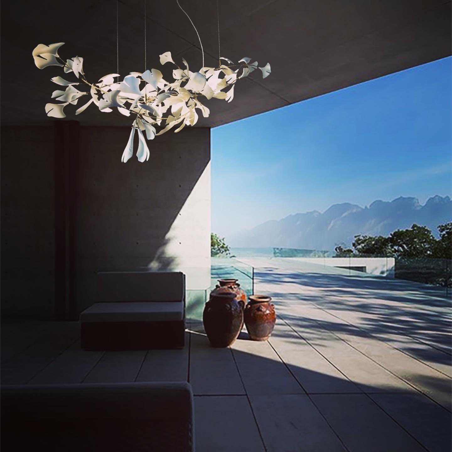Gingko Chandelier A - Lamp Outdoor