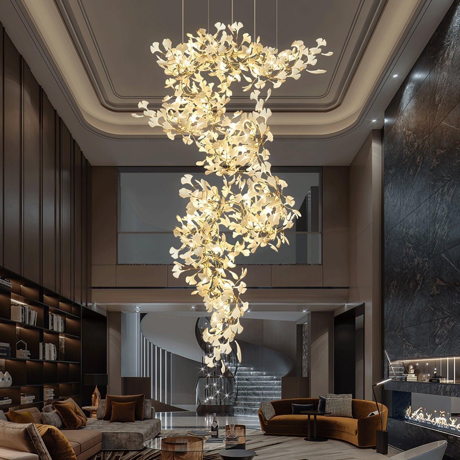 Gingko Chandelier F - Lamp Outdoor
