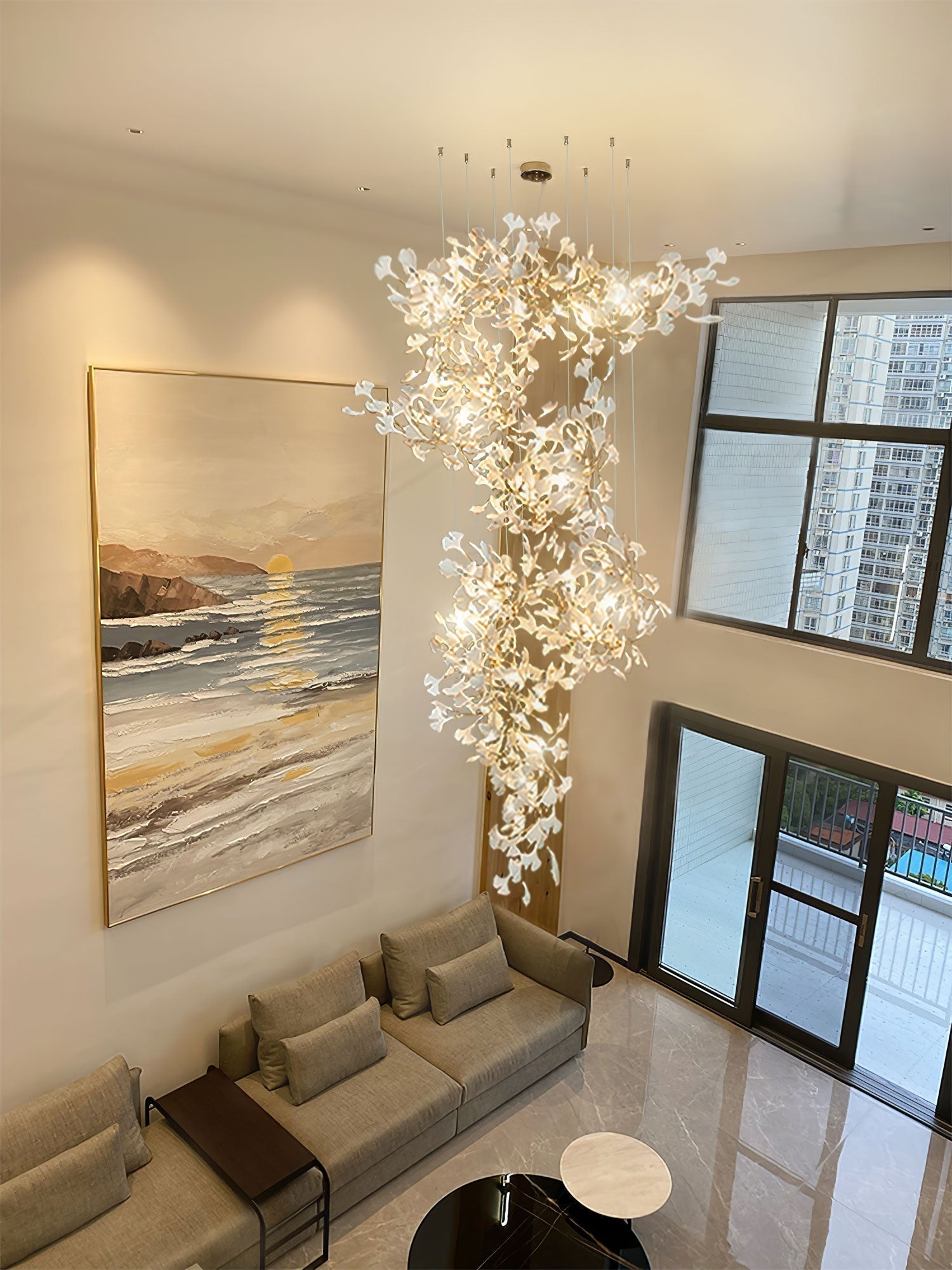 Gingko Chandelier F - Lamp Outdoor