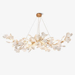 Vashayra Floral Capiz Shell Chandelier - Lamp Outdoor