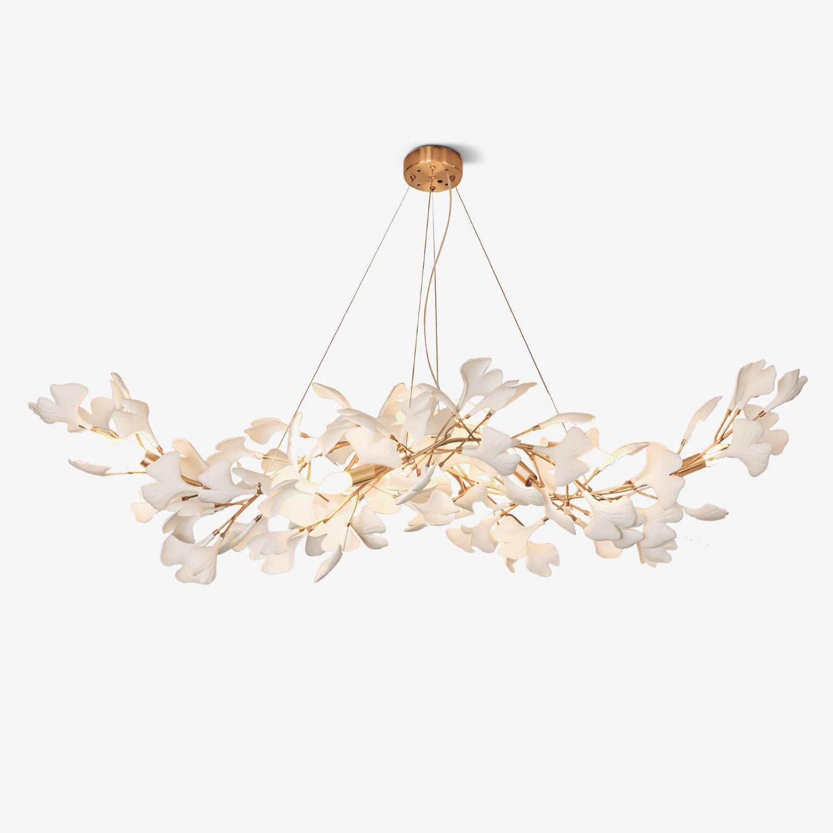 Vashayra Floral Capiz Shell Chandelier - Lamp Outdoor