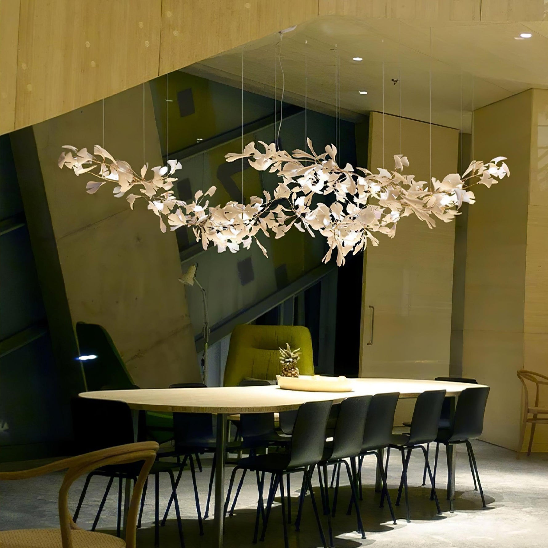 Vashayra Floral Capiz Shell Chandelier - Lamp Outdoor