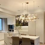 Vashayra Floral Capiz Shell Chandelier - Lamp Outdoor
