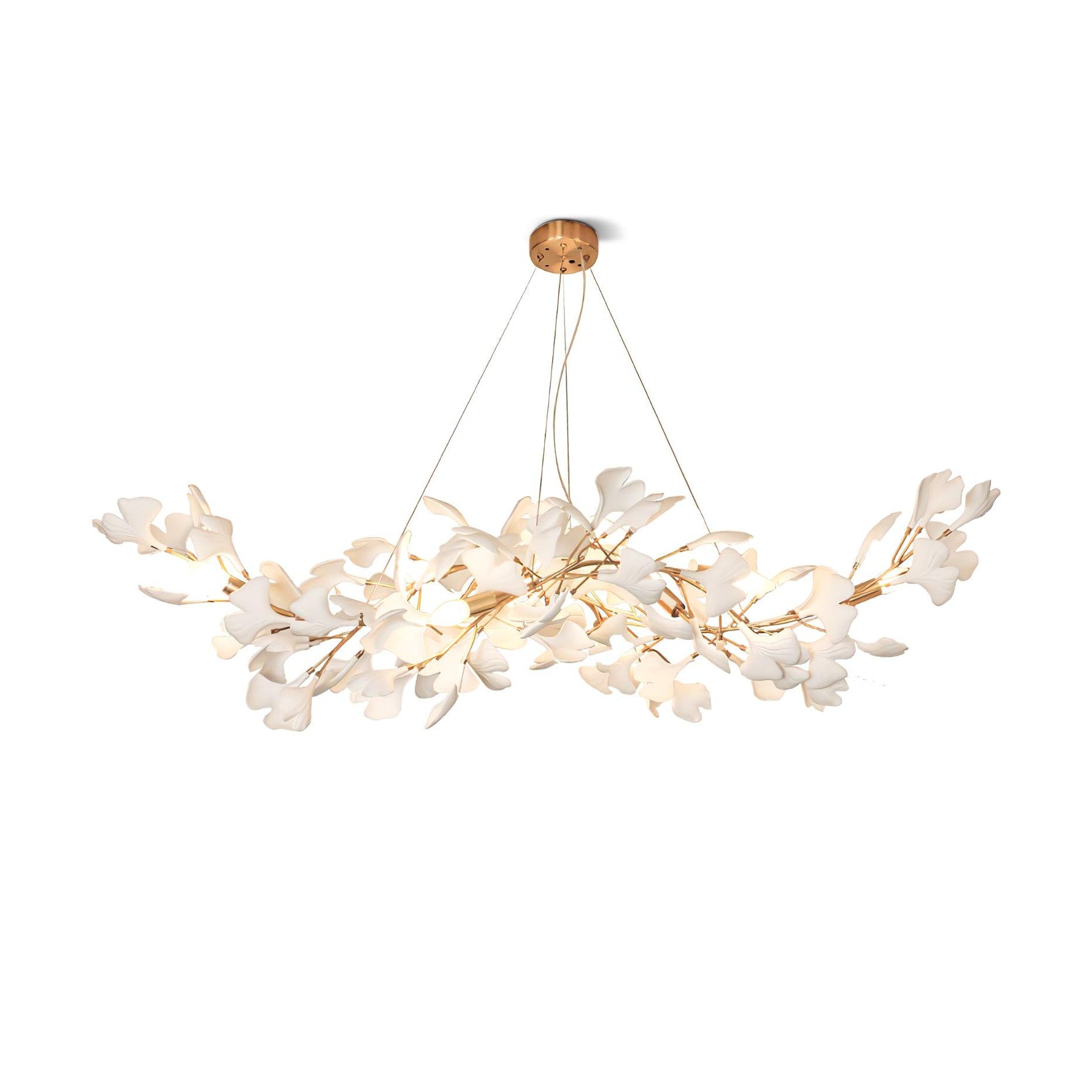 Vashayra Floral Capiz Shell Chandelier - Lamp Outdoor