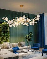 Vashayra Floral Capiz Shell Chandelier - Lamp Outdoor