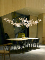 Vashayra Floral Capiz Shell Chandelier - Lamp Outdoor