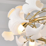 Vashayra Floral Capiz Shell Chandelier - Lamp Outdoor