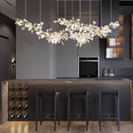 Elorus Double Layer Combination Gingko Chandelier - Lamp Outdoor