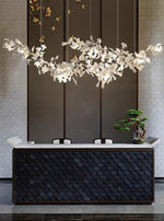 Elorus Double Layer Combination Gingko Chandelier - Lamp Outdoor