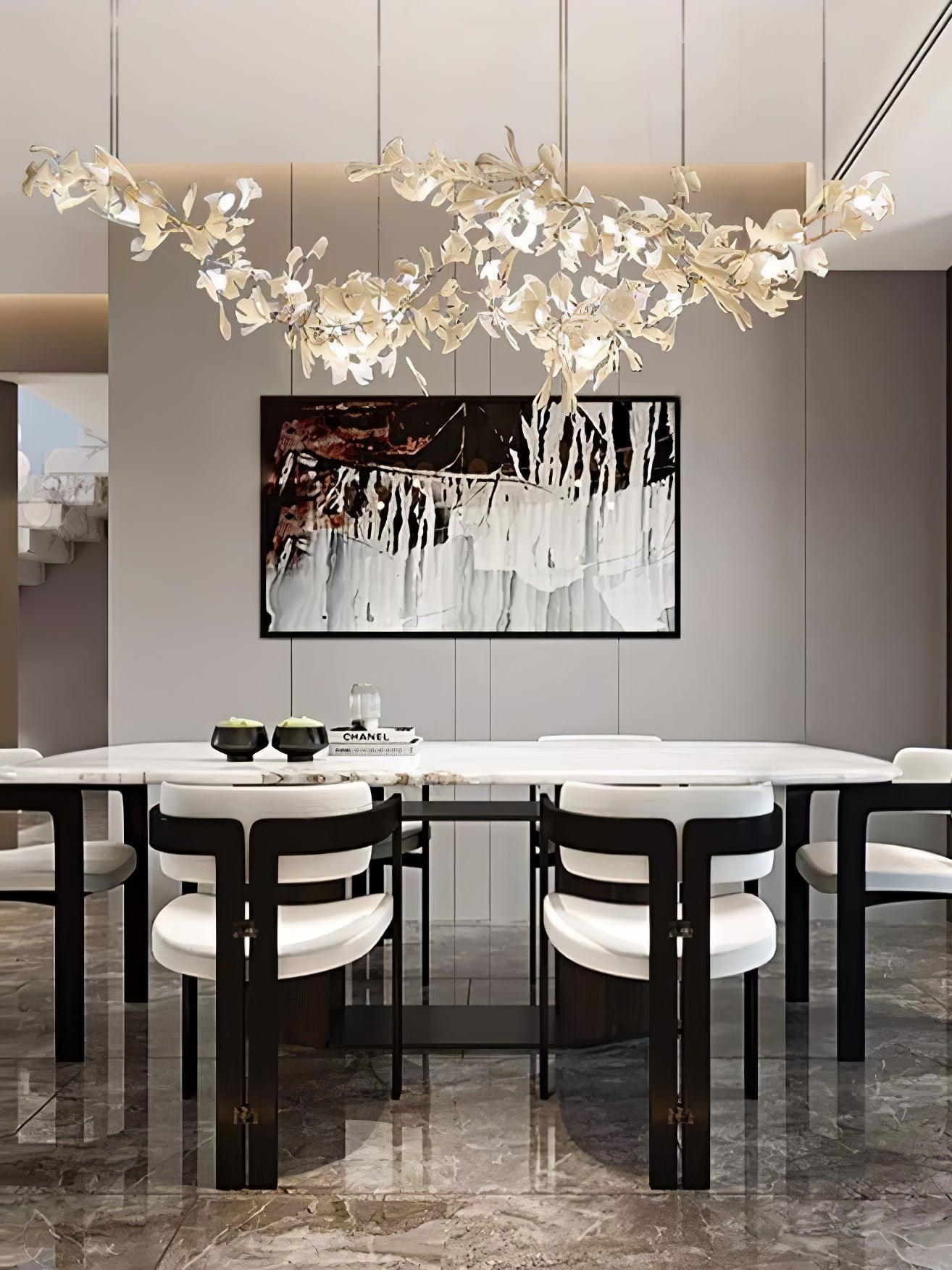 Elorus Double Layer Combination Gingko Chandelier - Lamp Outdoor