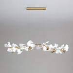 Ovyneth Postmodern Luxury Gingko Metal Ceramics Chandelier - Lamp Outdoor