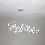 Ovyneth Postmodern Luxury Gingko Metal Ceramics Chandelier - Lamp Outdoor