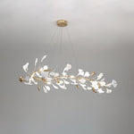 Ovyneth Postmodern Luxury Gingko Metal Ceramics Chandelier - Lamp Outdoor