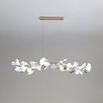 Ovyneth Postmodern Luxury Gingko Metal Ceramics Chandelier - Lamp Outdoor
