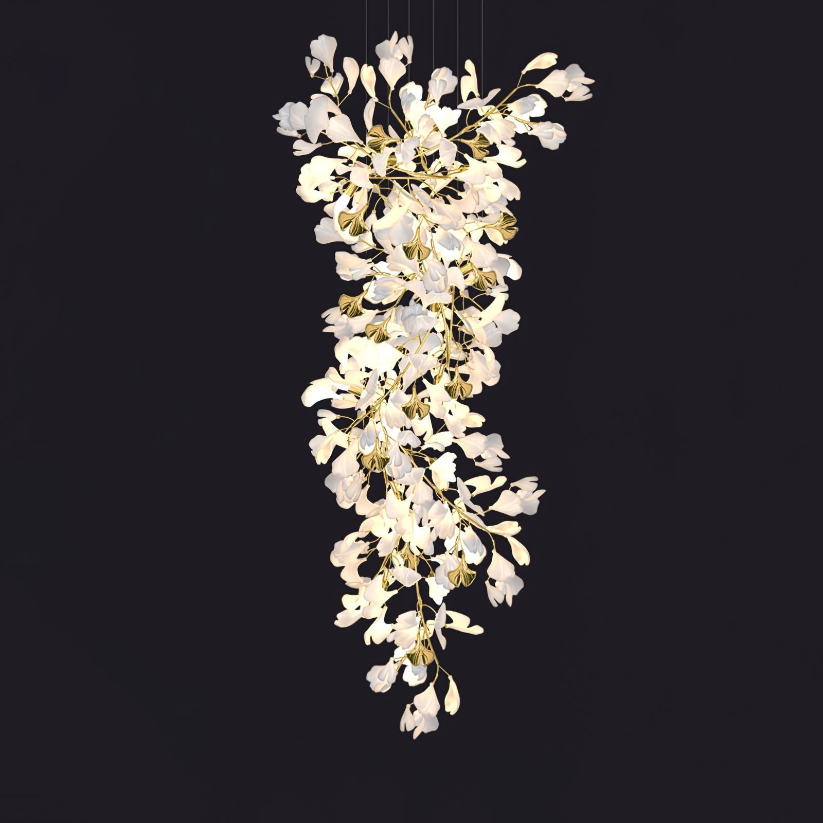Ilvyniel Gingko Chandelier - Lamp Outdoor
