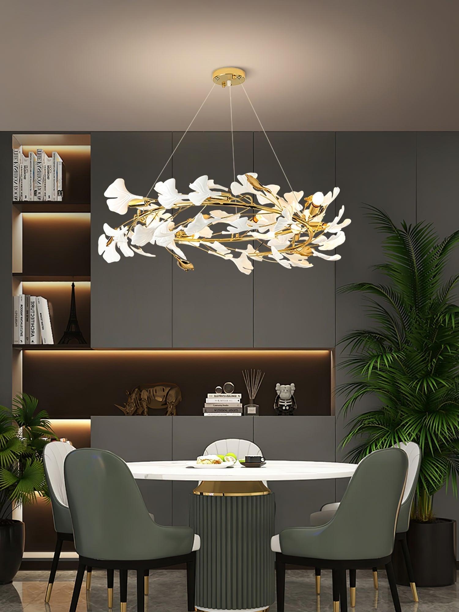 Ilvyniel Gingko Chandelier - Lamp Outdoor