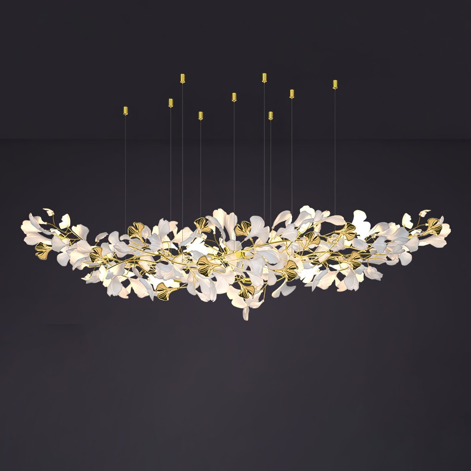Ilvyniel Gingko Chandelier - Lamp Outdoor
