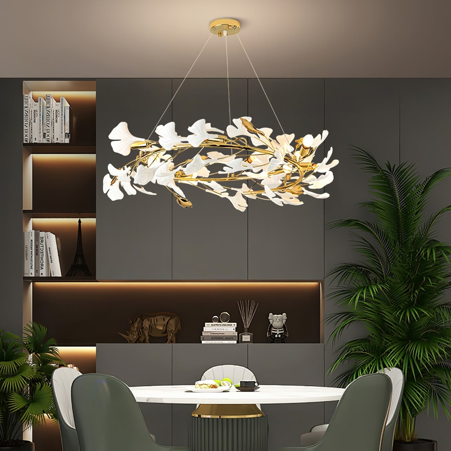 Ilvyniel Gingko Chandelier - Lamp Outdoor