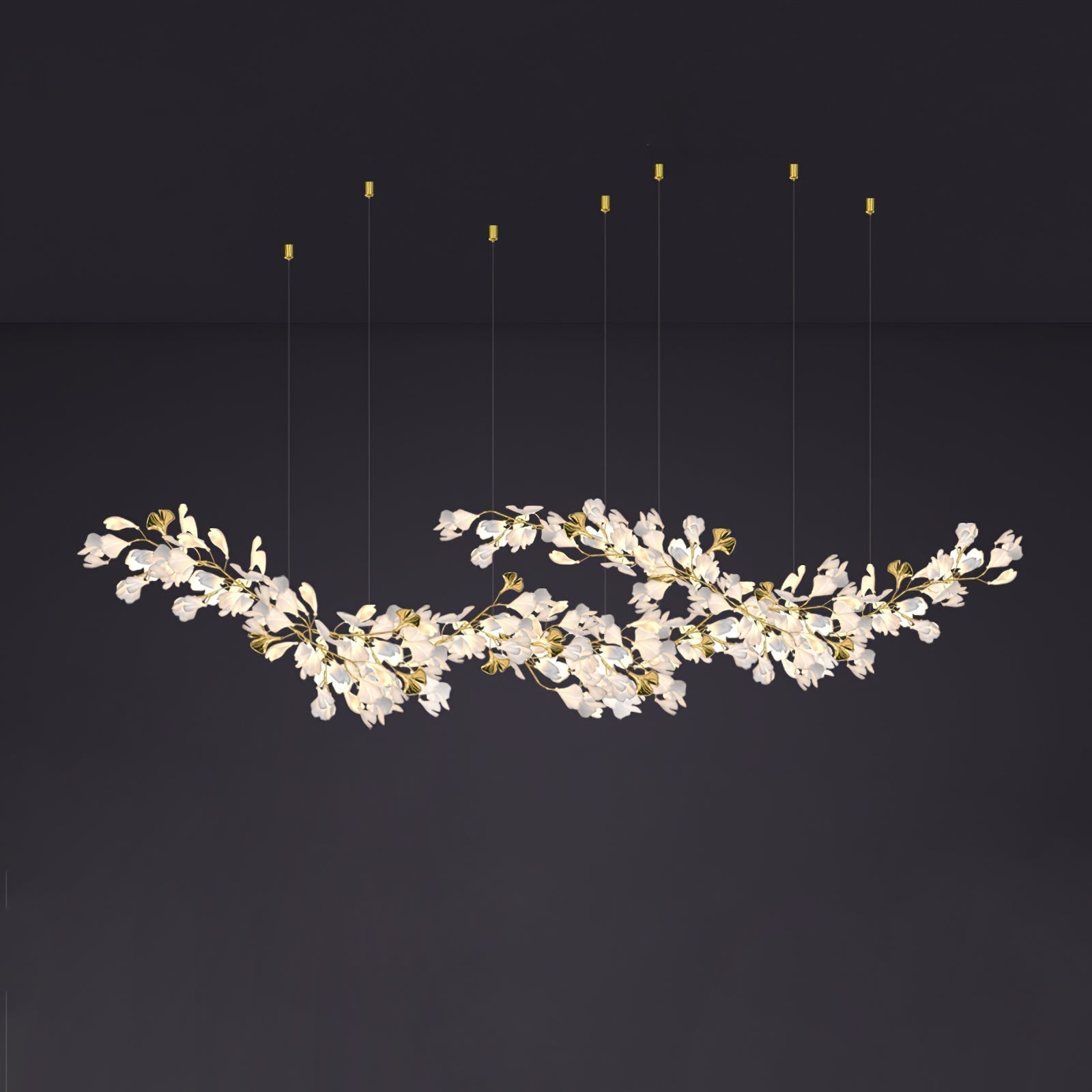 Ilvyniel Gingko Chandelier - Lamp Outdoor