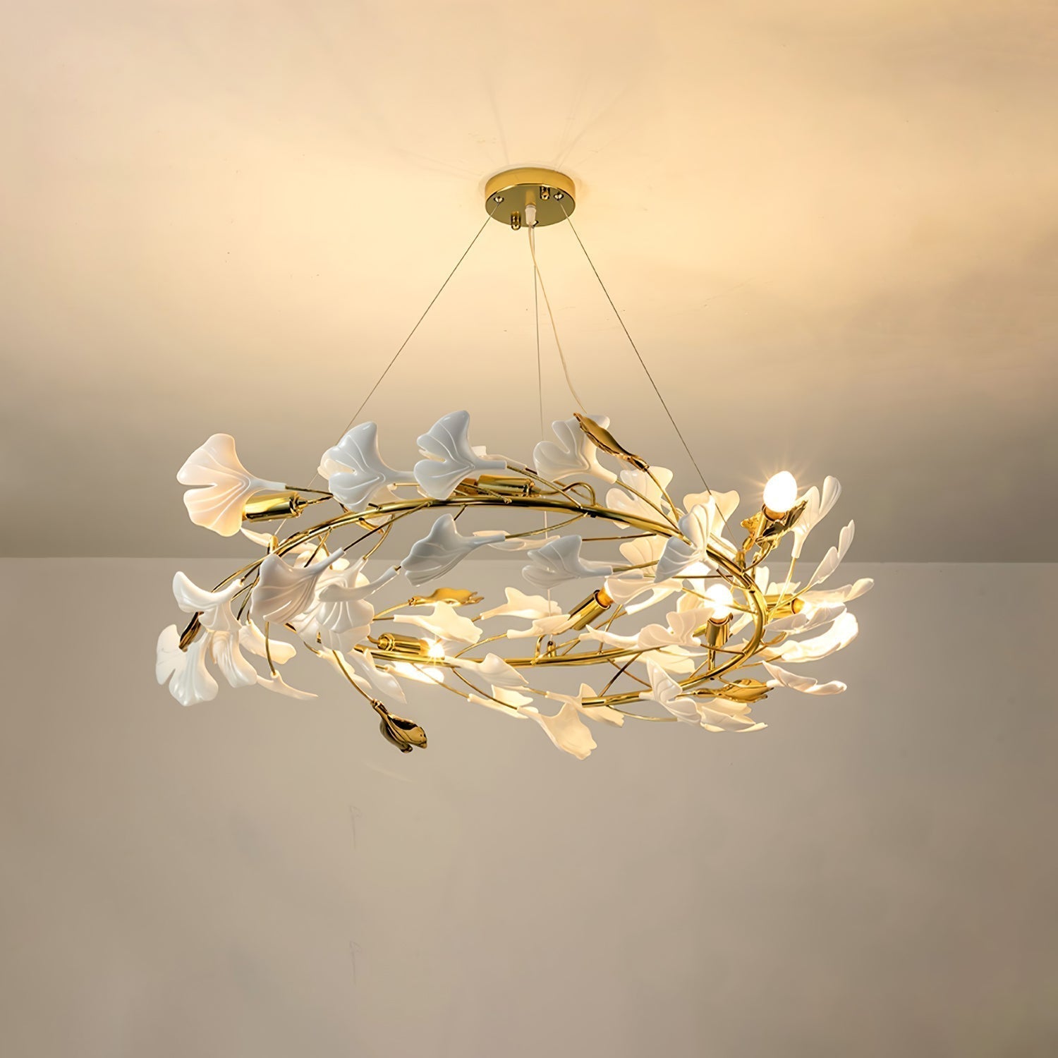 Ilvyniel Gingko Chandelier - Lamp Outdoor