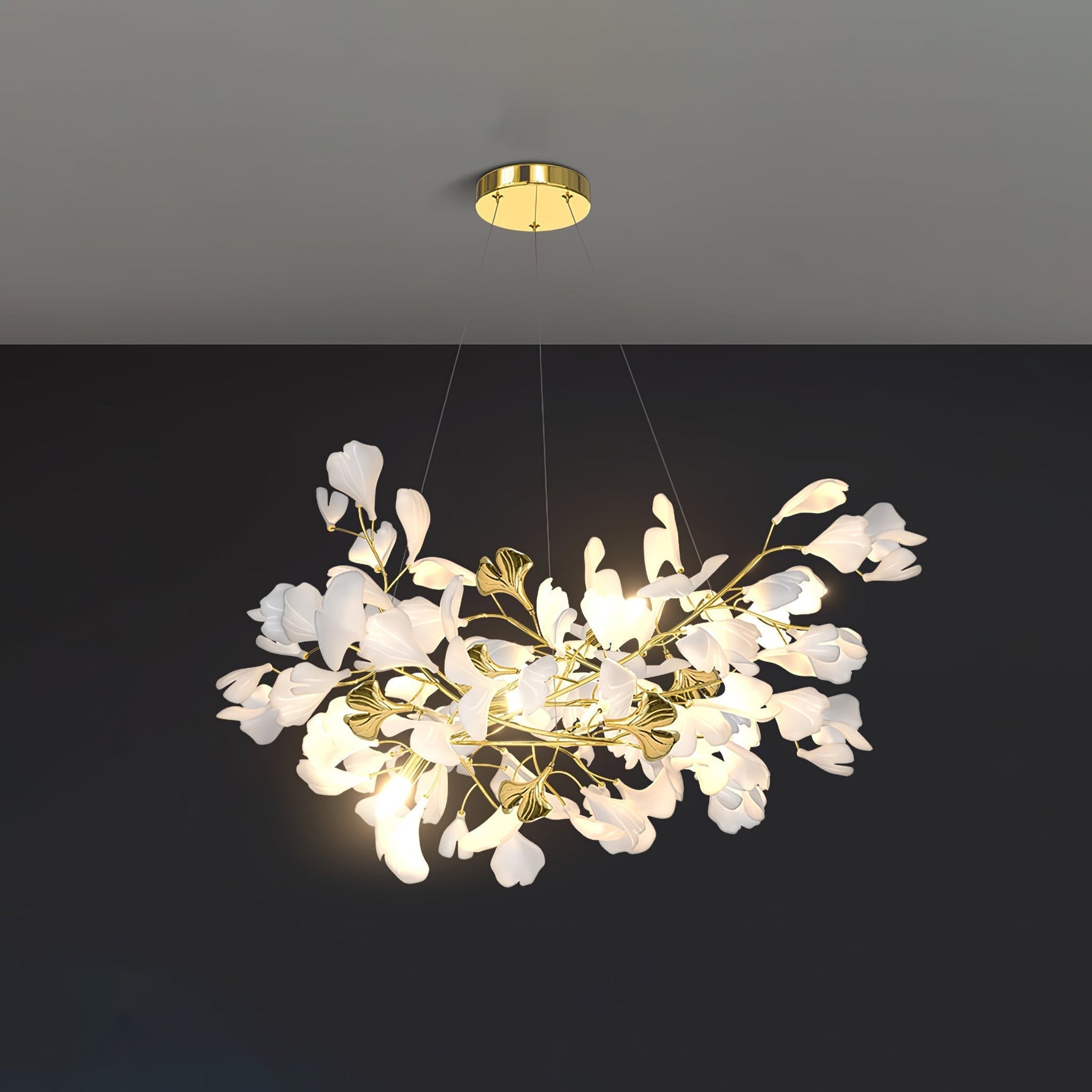 Ilvyniel Gingko Chandelier - Lamp Outdoor