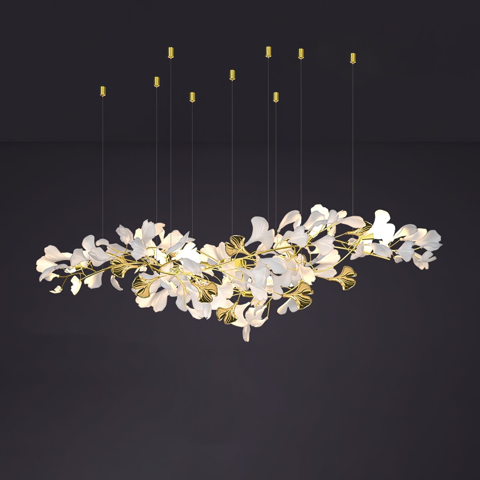 Ilvyniel Gingko Chandelier - Lamp Outdoor