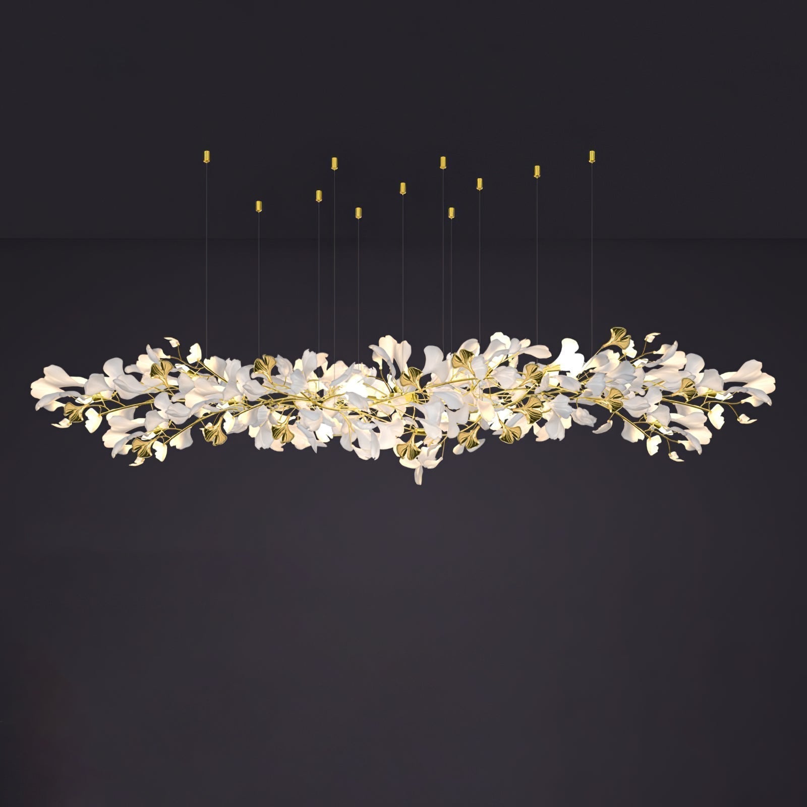 Ilvyniel Gingko Chandelier - Lamp Outdoor