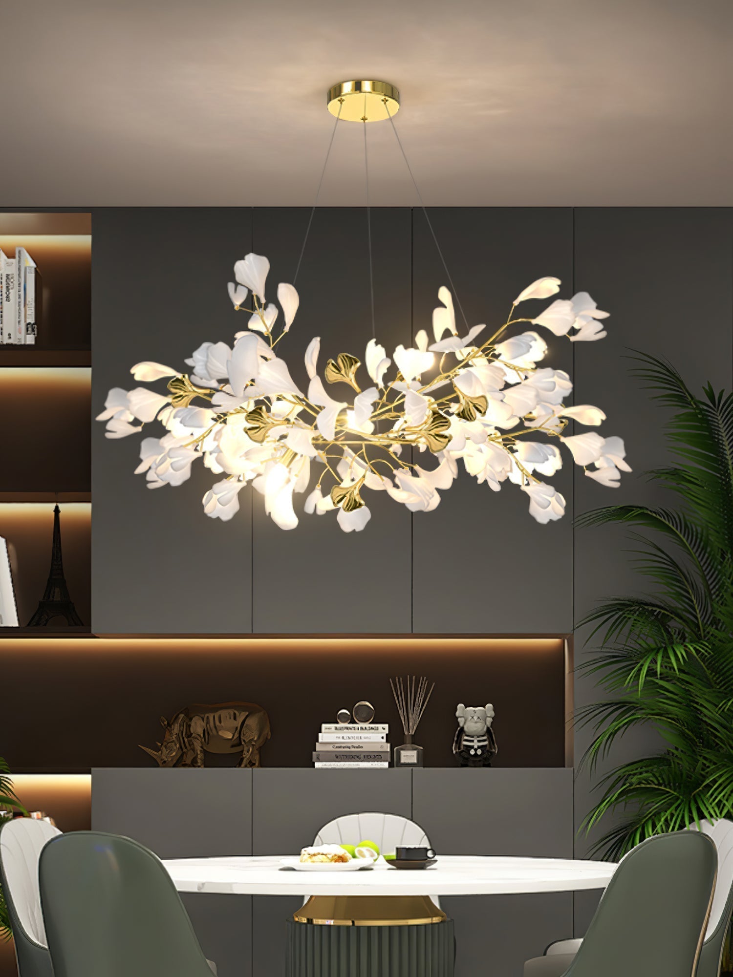 Ilvyniel Gingko Chandelier - Lamp Outdoor