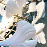 Eurzoris Gingko Metal Leaf Chandelier - Lamp Outdoor
