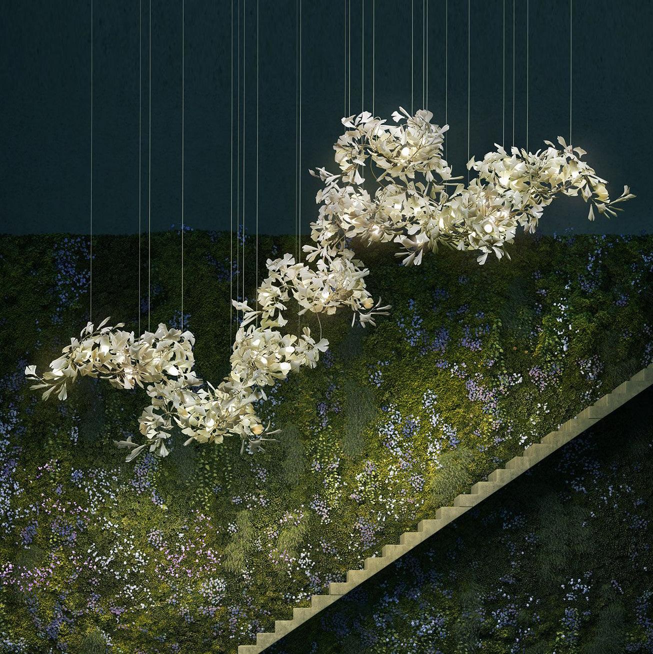 Gingko Chandelier C - Lamp Outdoor