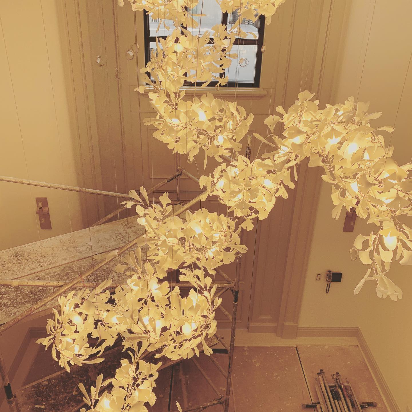 Gingko Chandelier C - Lamp Outdoor