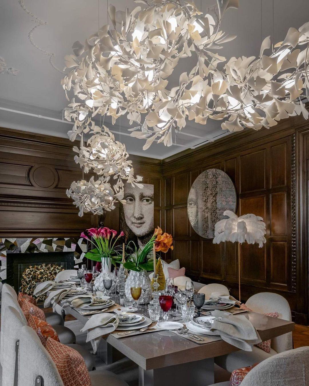 Gingko Chandelier C - Lamp Outdoor