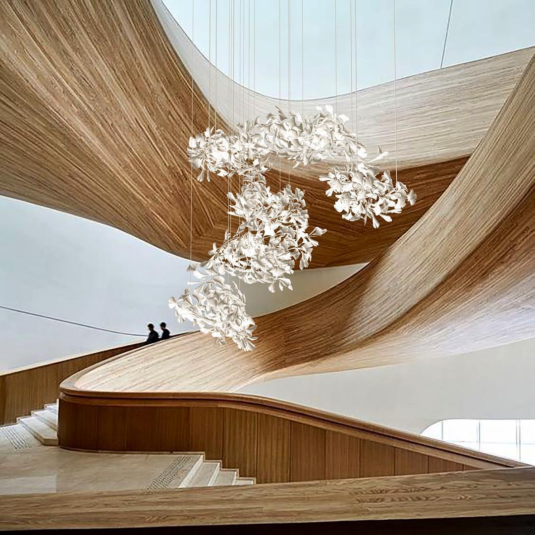 Gingko Chandelier C - Lamp Outdoor
