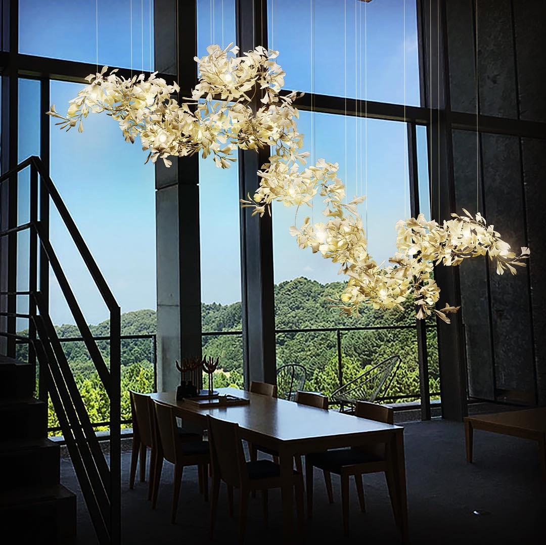 Gingko Chandelier C - Lamp Outdoor