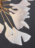 Ivmarel Gingko Long Branch Ceramics Chandelier - Lamp Outdoor