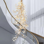 Ivmarel Gingko Long Branch Ceramics Chandelier - Lamp Outdoor