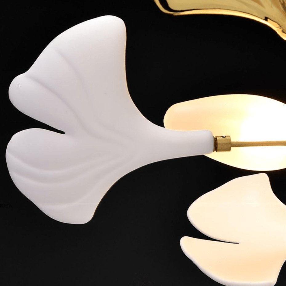 Alvenan Gingko Ceramic Combination Chandelier - Lamp Outdoor