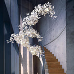Alvenan Gingko Ceramic Combination Chandelier - Lamp Outdoor