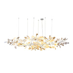 Unoryra Postmodern Luxury Ginkgo Cloud Ceramics Metal Chandelier - Lamp Outdoor