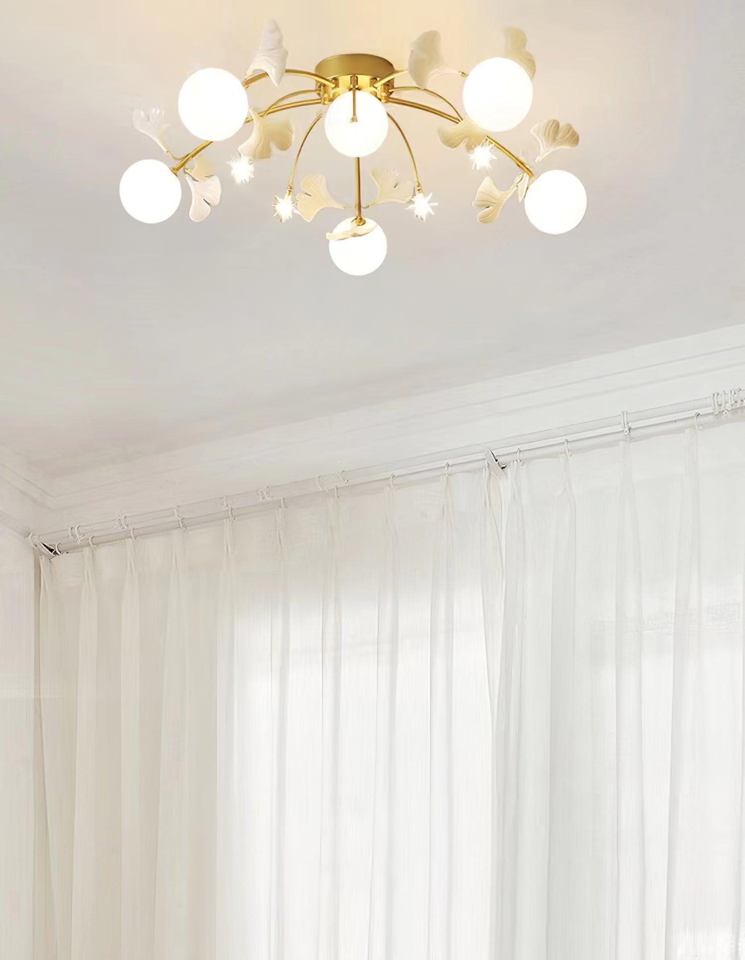 Ginkgo Glass Ceiling Lamp - Lamp Outdoor