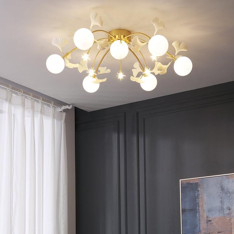 Ginkgo Glass Ceiling Lamp - Lamp Outdoor