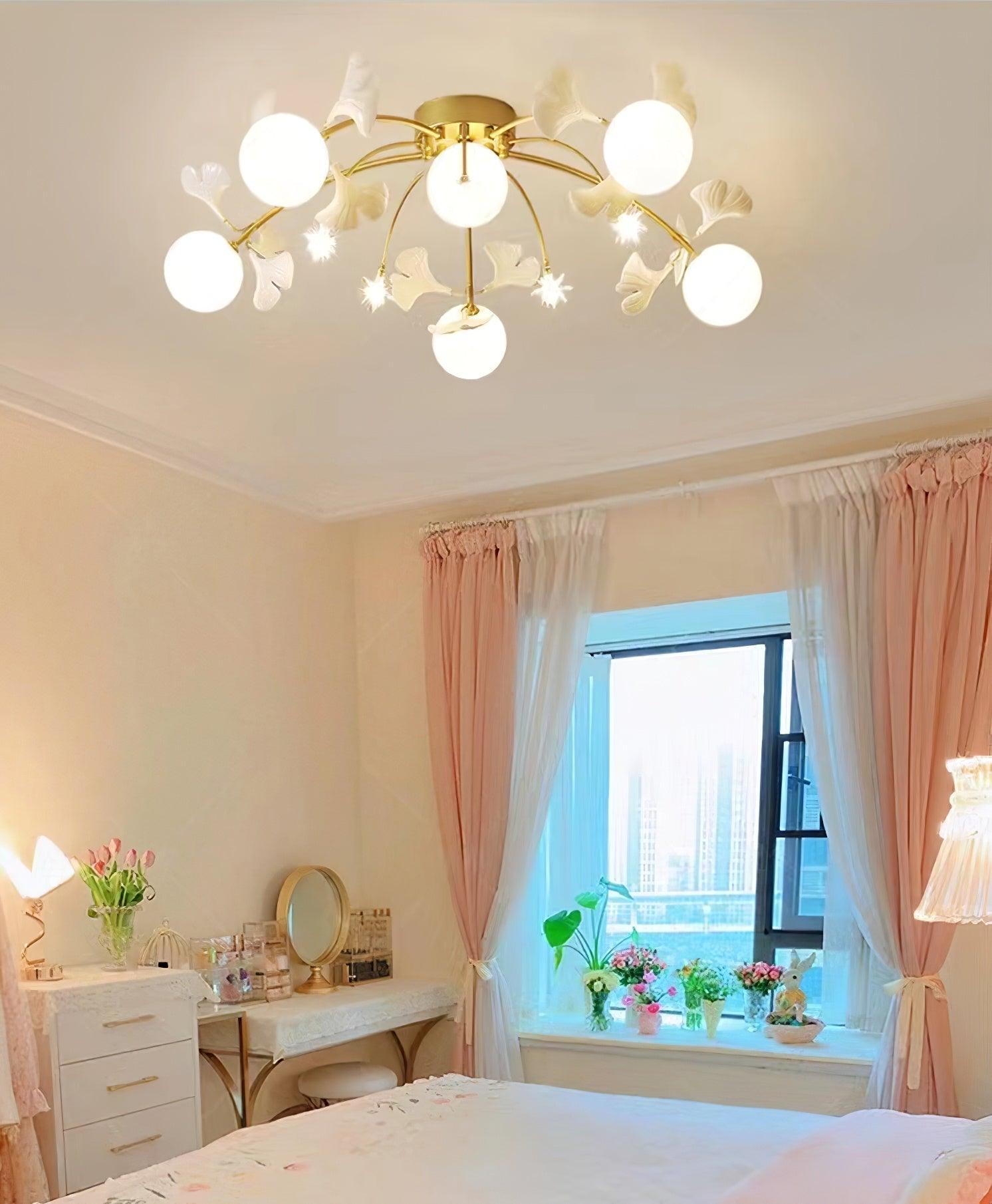 Ginkgo Glass Ceiling Lamp - Lamp Outdoor