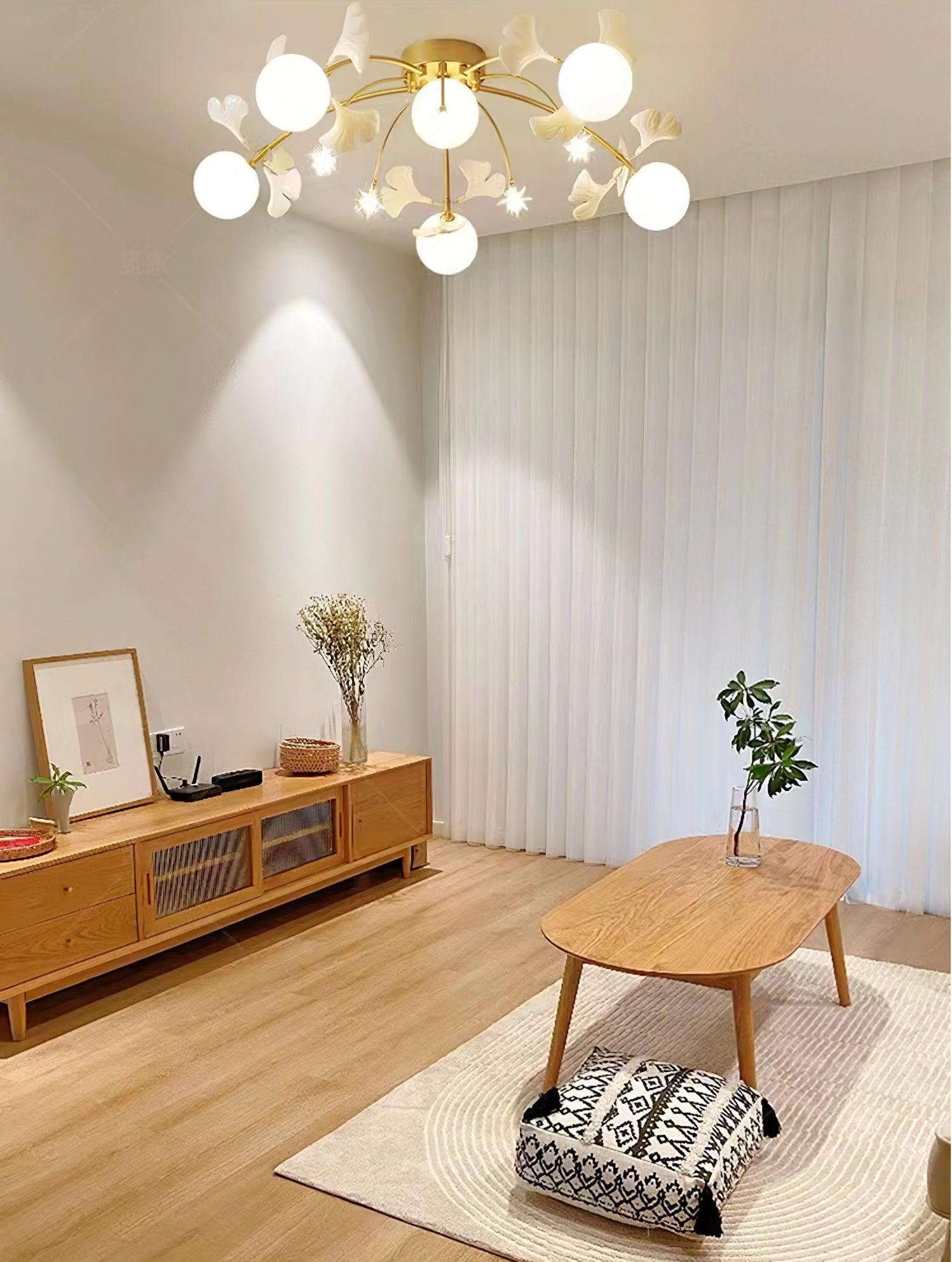 Ginkgo Glass Ceiling Lamp - Lamp Outdoor